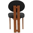 Pemberly Row Modern Black Boucle Fabric Dining Chair (Set of 2)