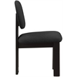 Pemberly Row Modern Black Boucle Fabric Dining Chair (Set of 2)
