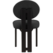 Pemberly Row Modern Black Boucle Fabric Dining Chair (Set of 2)