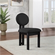 Pemberly Row Modern Black Boucle Fabric Dining Chair (Set of 2)