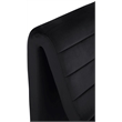 Pemberly Row Modern / Contemporary Black Velvet Accent Chair