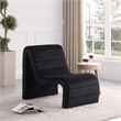 Pemberly Row Modern / Contemporary Black Velvet Accent Chair