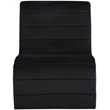 Pemberly Row Modern / Contemporary Black Velvet Accent Chair