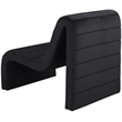 Pemberly Row Modern / Contemporary Black Velvet Accent Chair