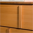 Pemberly Row Modern Detailed 6-Drawer Solid Wood Dresser 60 Inch Caramel