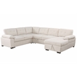 Pemberly Row U-Shaped Sleeper Sectional Sofa Pull Out Bed Storage Chaise Sofabed