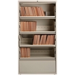 Pemberly Row 36-in Wide 5 Drawer Lateral Filing Cabinet. Roll-out Shelves. Beige