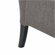 Pemberly Row Modern / Contemporary Slipper Chair Gray Finish