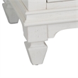 Pemberly Row Modern / Contemporary White Finish Dresser & Mirror