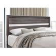 Pemberly Row Seville Melamine Gray Wood King Bed with Under Bed Storage