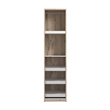 Pemberly Row 20W Closet Organizer in Rustic Brown and White - Engineered Wood