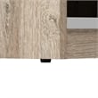Pemberly Row 20W Closet Organizer in Rustic Brown and White - Engineered Wood