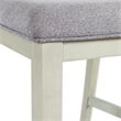 Pemberly Row Modern Standard Height Side Chair Set in Bisque