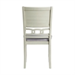 Pemberly Row Modern Standard Height Side Chair Set in Bisque