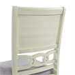 Pemberly Row Modern Standard Height Side Chair Set in Bisque