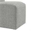 Pemberly Row Contemporary Upholstered Side Chair Set in Gray