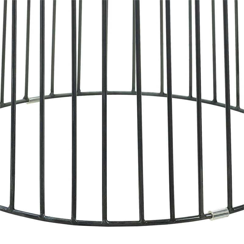 Pemberly Row Modern / Contemporary Black Finish Accent Table
