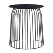 Pemberly Row Modern / Contemporary Black Finish Accent Table