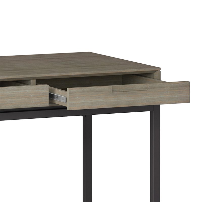 Pemberly Row Solid Hardwood Industrial 72 