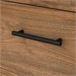 Pemberly Row 60W Office Desk with Drawers in Fresh Walnut - Engineered Wood