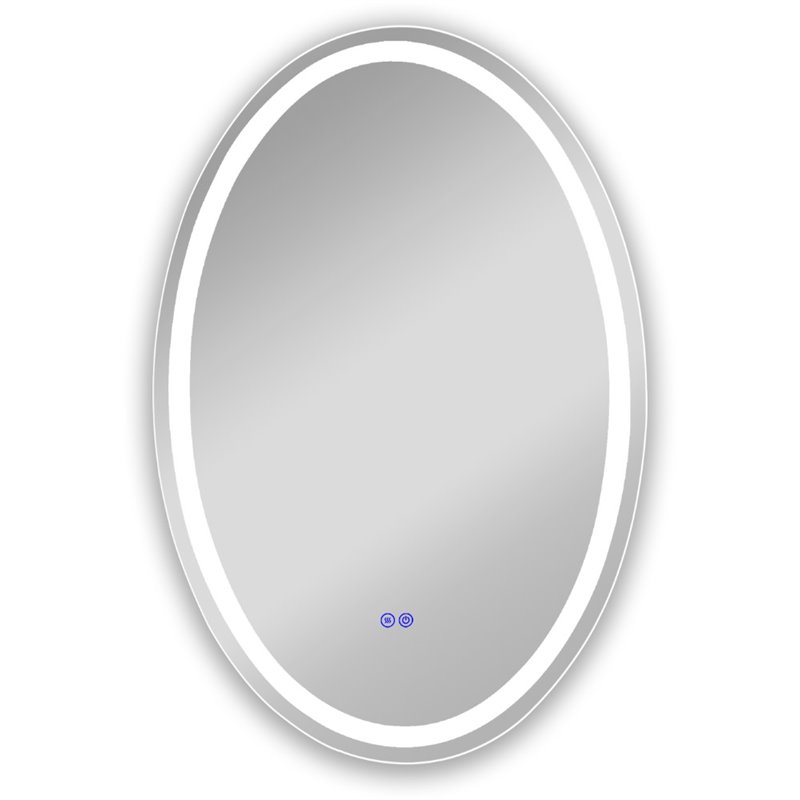 Pemberly Row Back Lit Oval TouchScreen LED Mirror 3 36