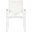 Pemberly Row Off White Outdoor Patio Dining Chair (Set of 2)