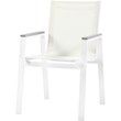 Pemberly Row Off White Outdoor Patio Dining Chair (Set of 2)