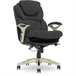Pemberly Row Back in Motion Office Chair in Dark Gray Fabric