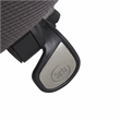 Pemberly Row Executive Office Chair Black Leather and Gray Mesh