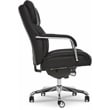 Pemberly Row Modern Leather Executive Office Chair Black Leather