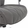 Pemberly Row Modern Leather Executive Office Chair Gray Leather