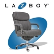 Pemberly Row Modern Leather Executive Office Chair Gray Leather