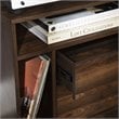 Pemberly Row Modern Storage Bedroom Nightstand Set in Dark Walnut