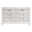 Pemberly Row Modern / Contemporary 6-Drawer Dresser in White