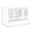 Pemberly Row Modern / Contemporary 6-Drawer Dresser in White