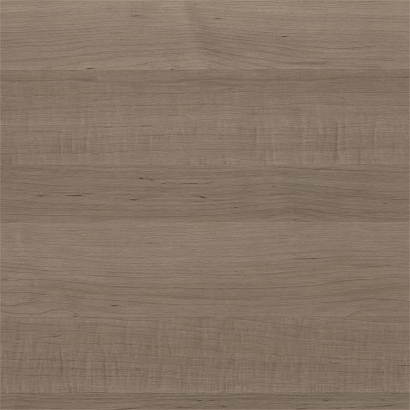 Pemberly Row Small 2 Bookshelf Bookcase in Ash Gray (Set of 2) - Engineered Wood
