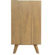 Pemberly Row Contemporary Veneer Wood and Metal Bedroom Dresser in Walnut