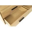 Pemberly Row Contemporary Veneer Wood and Metal Bedroom Dresser in Walnut