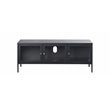 Pemberly Row Metal/Glass TV Lowboard/Stand for TVs up to 50