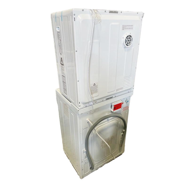 Pemberly Row Ultra Compact 110V Set Washer 13lbs+Vented Digital Dryer 2.6 cu.ft.