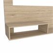 Pemberly Row Entertainment Center Light Pine (beige) Engineered Wood