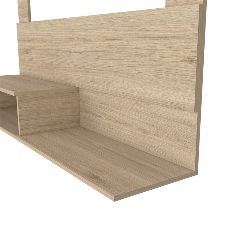 Pemberly Row Entertainment Center Light Pine (beige) Engineered Wood
