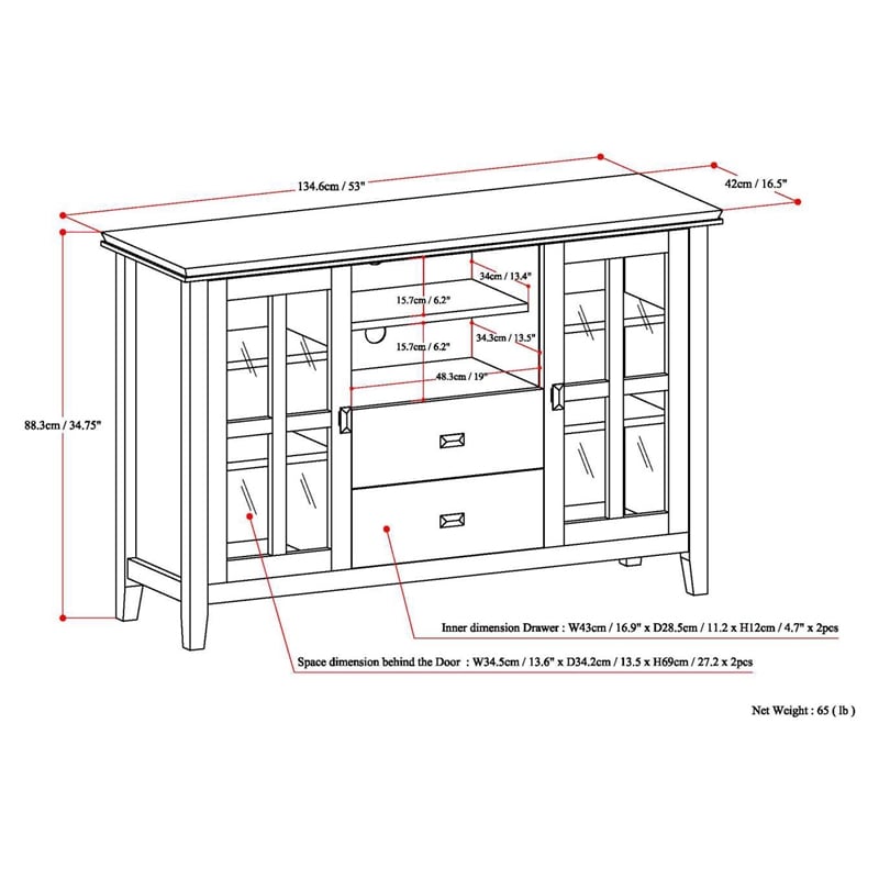 Pemberly Row SOLID WOOD 53