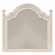 Pemberly Row 6pc White Wood Bedroom Set-King+2 Nightstands+Chest+Dresser+Mirror