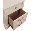 Pemberly Row 6pc White Wood Bedroom Set-King+2 Nightstands+Chest+Dresser+Mirror