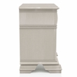 Pemberly Row 6pc White Wood Bedroom Set-King+2 Nightstands+Chest+Dresser+Mirror
