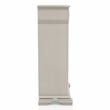 Pemberly Row 6pc White Wood Bedroom Set-King+2 Nightstands+Chest+Dresser+Mirror