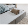 Pemberly Row Mid-Century Solid Wood Daybed with Twin Trundle in Gray