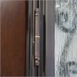 Pemberly Row Swing Left-Hand Polyurethane Exterior Double Door - Dark Walnut