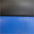 Pemberly Row Modern Faux Leather Office Chair in Black and Blue